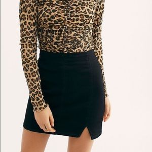 Free People Femme Fatale Pull On Skirt NWT